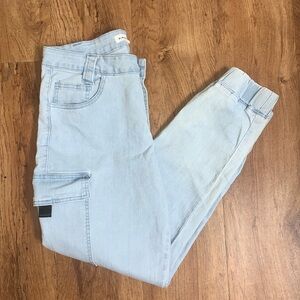 ZUMIEZ Utility Belted Denim Jogger. Size L.